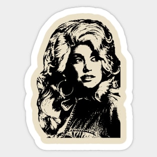 Dolly Pencil Vintage Artwork Sticker